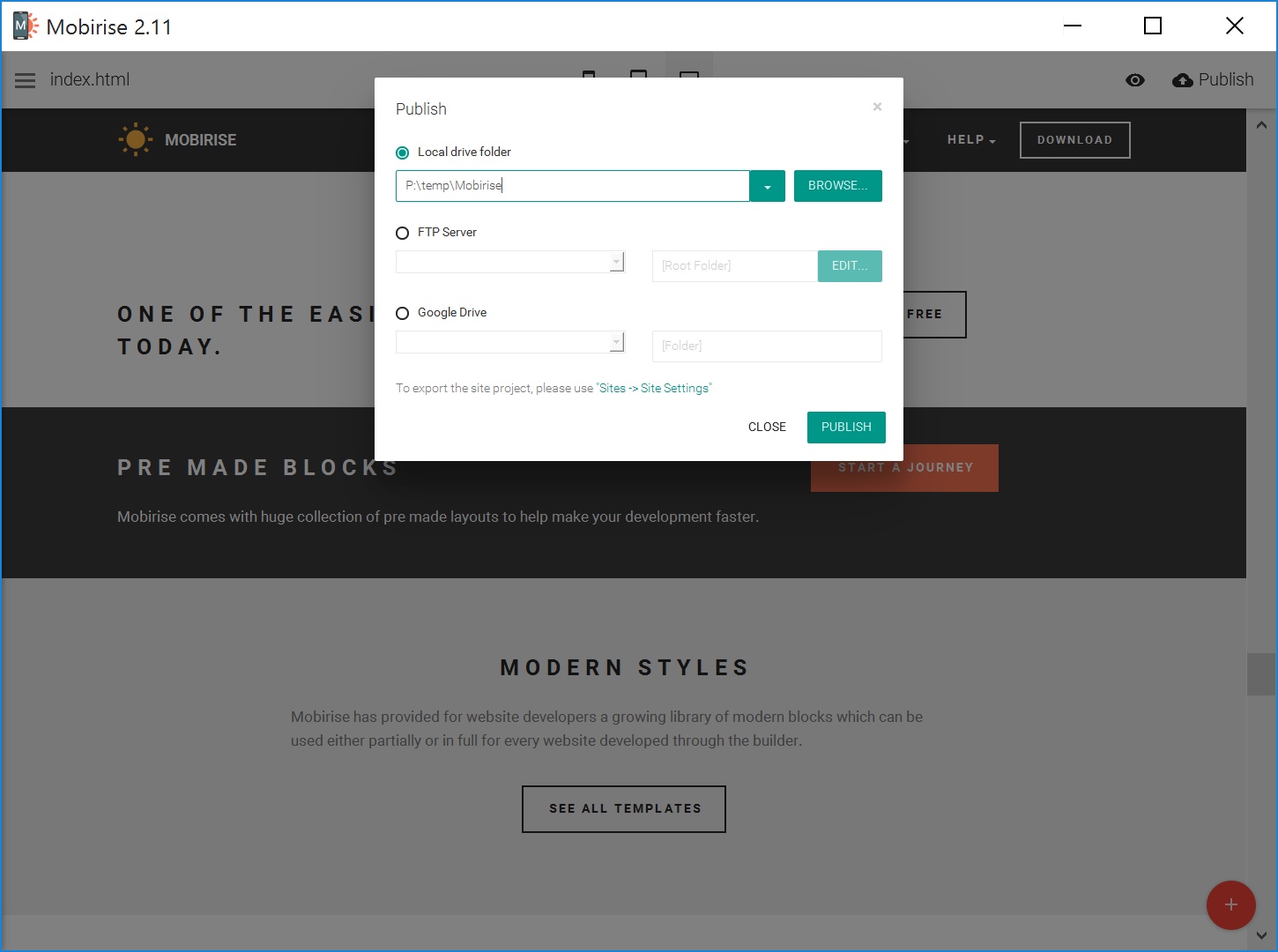 Simple HTML5 Web Page  Builder Review