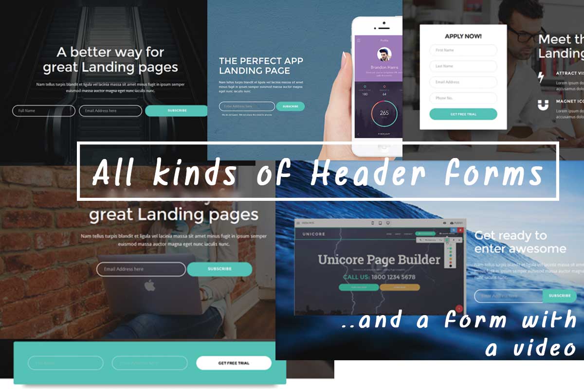 Custom Bootstrap Landing Page Theme Builder