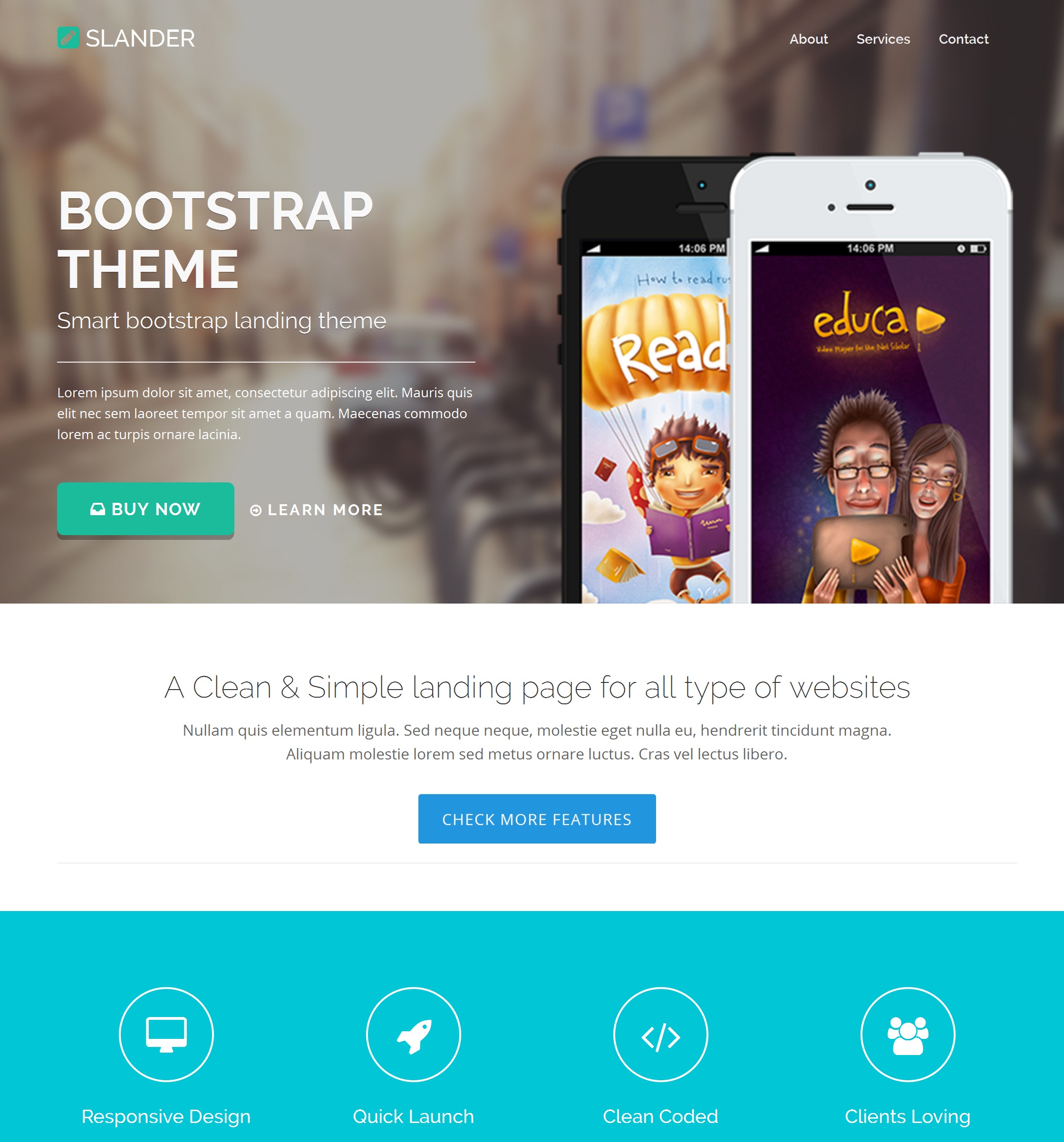 Free Bootstrap Blank Theme