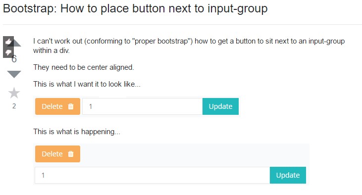  The ways to  insert button next to input-group