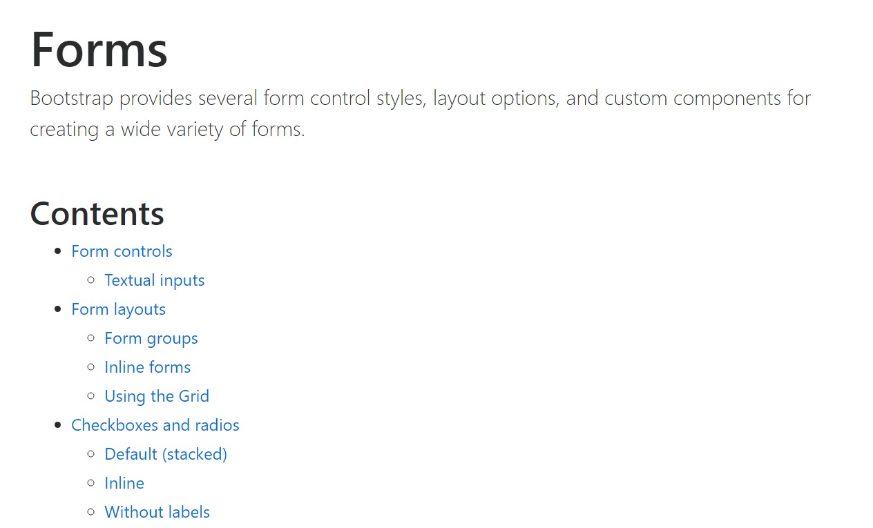  Utilization of the label  within in Bootstrap Forms:  authoritative documentation