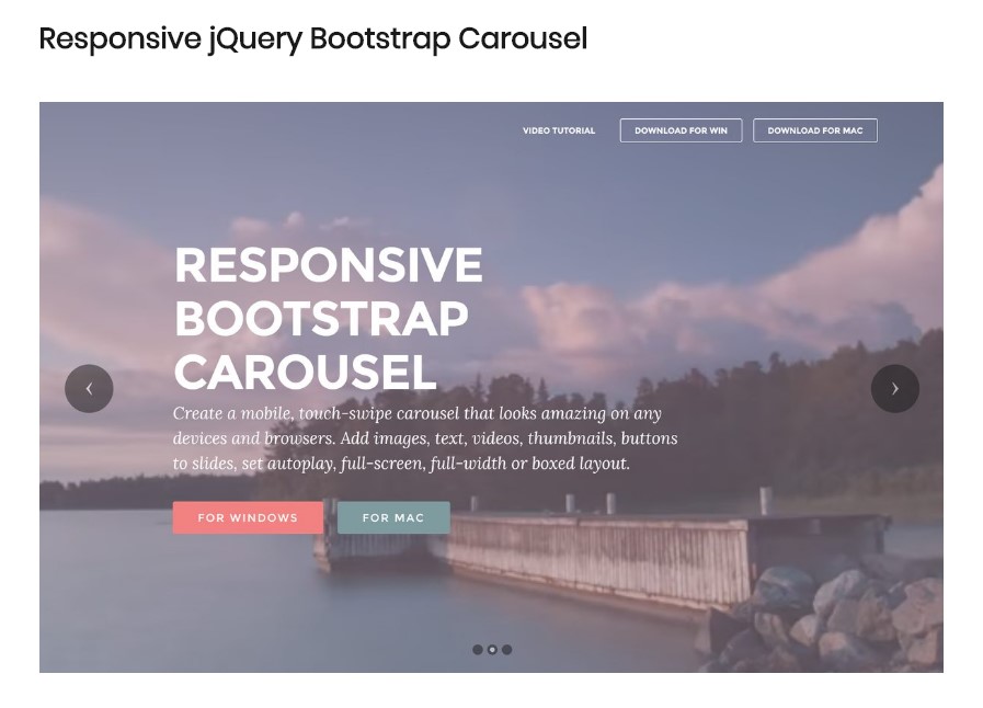 Bootstrap Carousel 